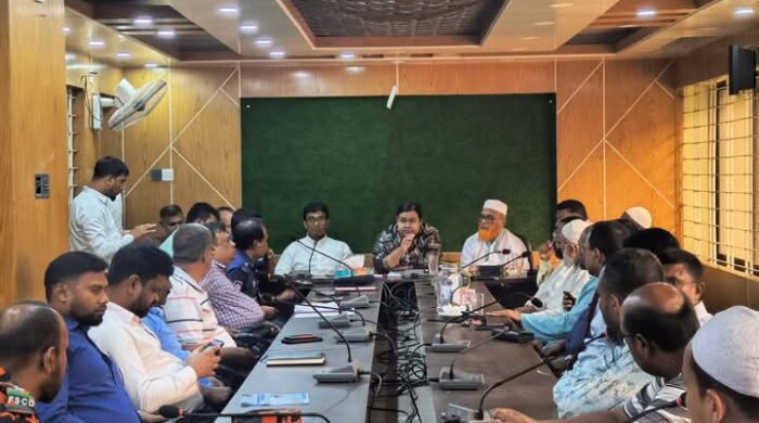 গাইবান্ধার গোবিন্দগঞ্জে পবিত্র ঈদুল আযহা উপলক্ষে আইন-শৃঙ্খলা কমিটির সভা অনুষ্ঠিত