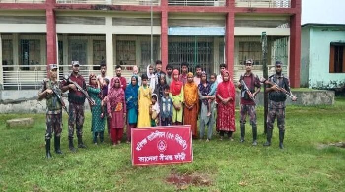 চুনারুঘাটে কালেঙ্গা সীমান্ত দিয়ে ফের ২২ বাংলাদেশিকে পুশ-ইন করল বিএসএফ