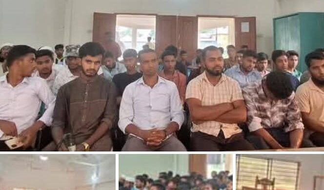 গ্রাম্য আদালতের এজলাসে জাতীয় নাগরিক পার্টির ‘মতবিনিময় সভা’!